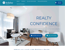 Tablet Screenshot of bellabayrealty.com